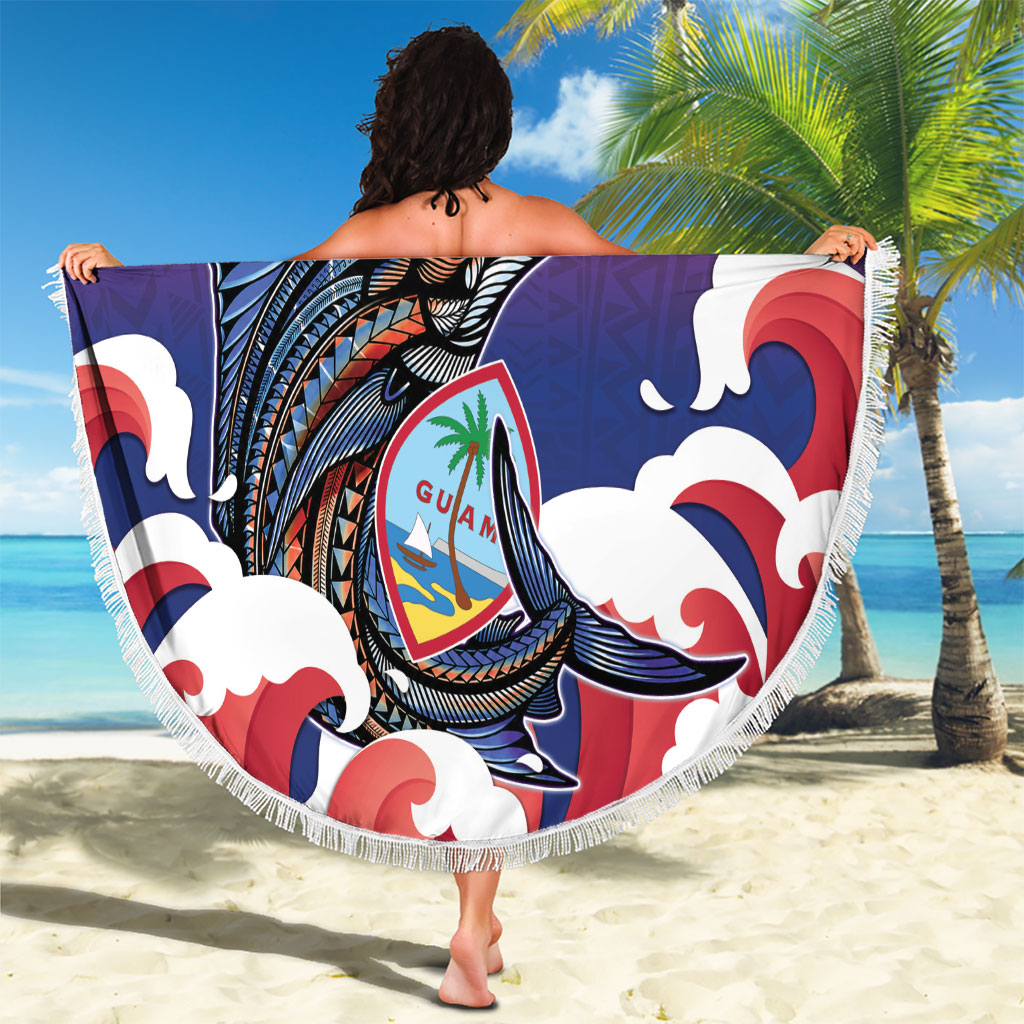Guam Blue Marlin Fishing Beach Blanket Polynesian Style LT05 - Polynesian Pride