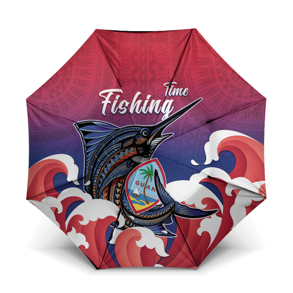 Guam Blue Marlin Fishing Umbrella Polynesian Style