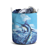 Hawaii Blue Marlin Fishing Laundry Basket