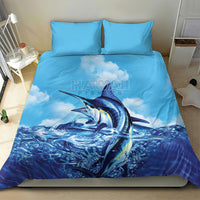 Hawaii Blue Marlin Fishing Bedding Set