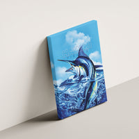 Hawaii Blue Marlin Fishing Canvas Wall Art
