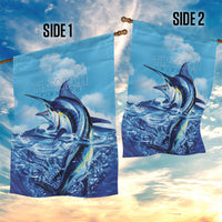 Hawaii Blue Marlin Fishing Garden Flag