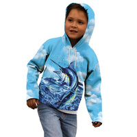 Hawaii Blue Marlin Fishing Kid Hoodie