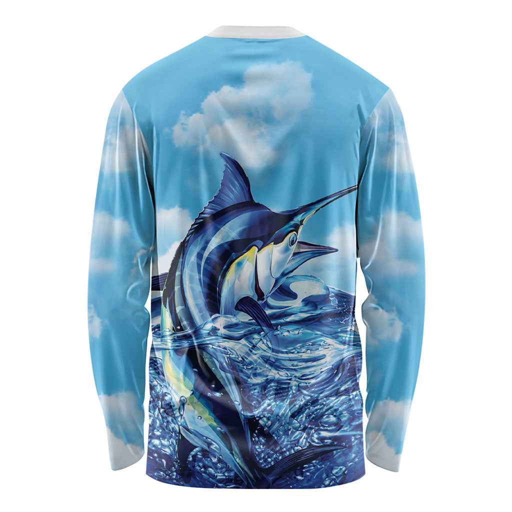 Hawaii Blue Marlin Fishing Long Sleeve Shirt