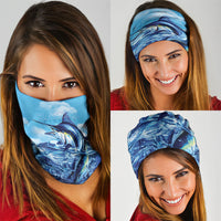 Hawaii Blue Marlin Fishing Neck Gaiter