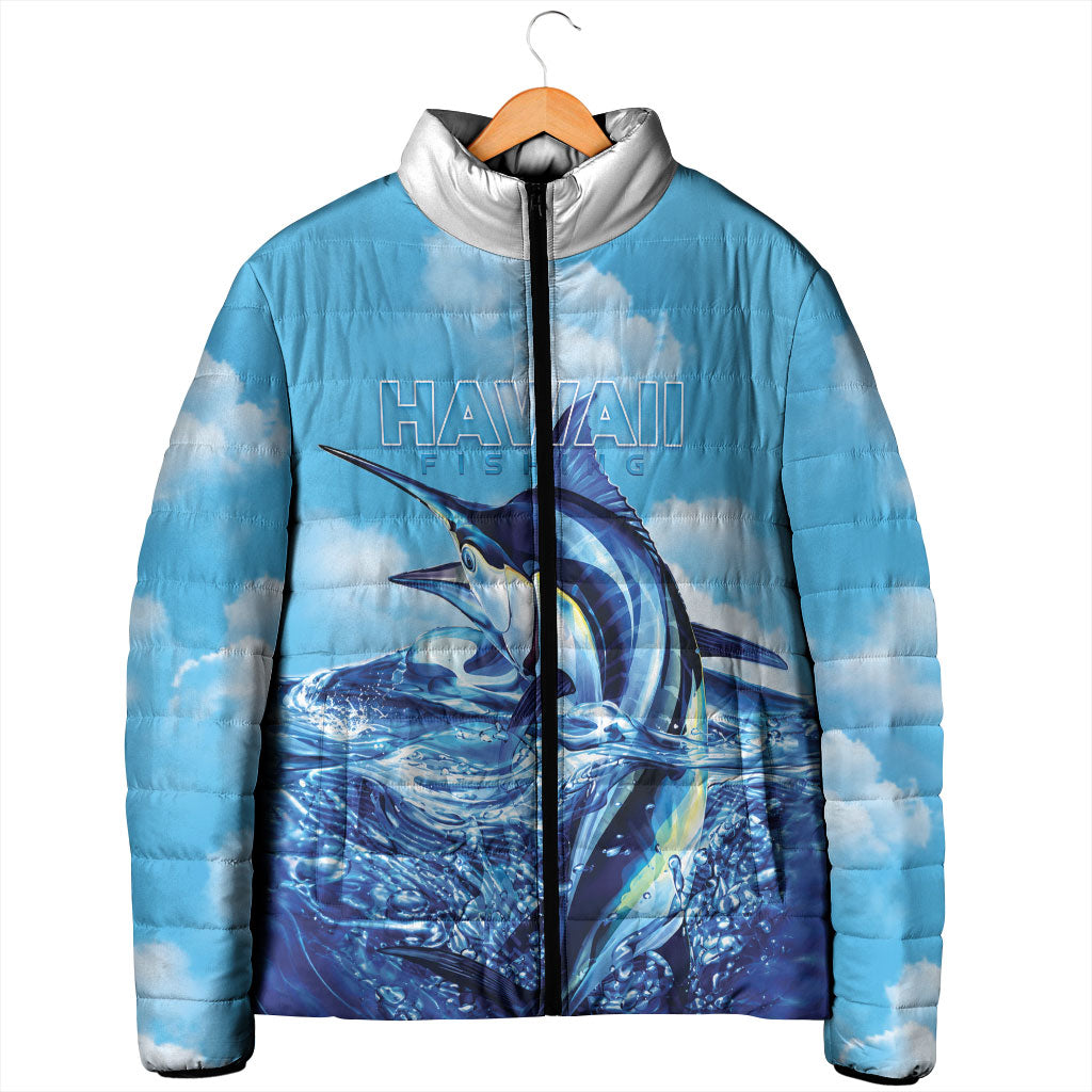 Hawaii Blue Marlin Fishing Padded Jacket