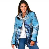 Hawaii Blue Marlin Fishing Padded Jacket