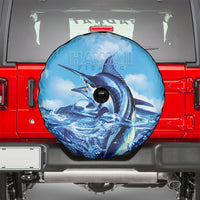 Hawaii Blue Marlin Fishing Spare Tire Cover