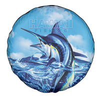 Hawaii Blue Marlin Fishing Spare Tire Cover
