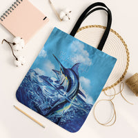 Hawaii Blue Marlin Fishing Tote Bag