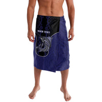 Personalised New Zealand Aotearoa Lavalava Blue Marlin Fishing Maori Pattern