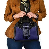 New Zealand Aotearoa Shoulder Handbag Blue Marlin Fishing Maori Pattern LT05 - Polynesian Pride