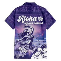 Aloha Hawaii Kauai Island Family Matching Long Sleeve Bodycon Dress and Hawaiian Shirt Hula Till You Drop LT05 - Polynesian Pride