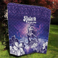 Aloha Hawaii Kauai Island Quilt Hula Till You Drop