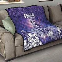 Aloha Hawaii Kauai Island Quilt Hula Till You Drop