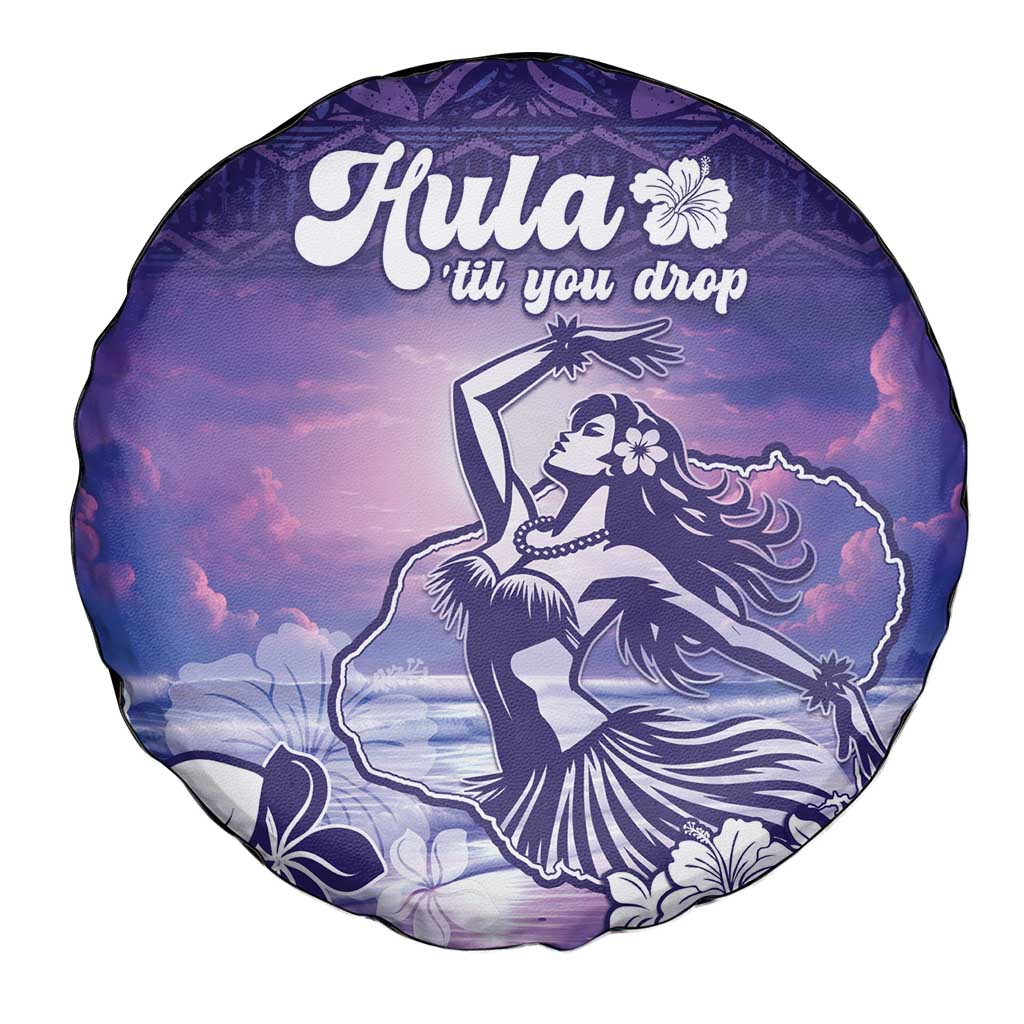 Aloha Hawaii Kauai Island Spare Tire Cover Hula Till You Drop