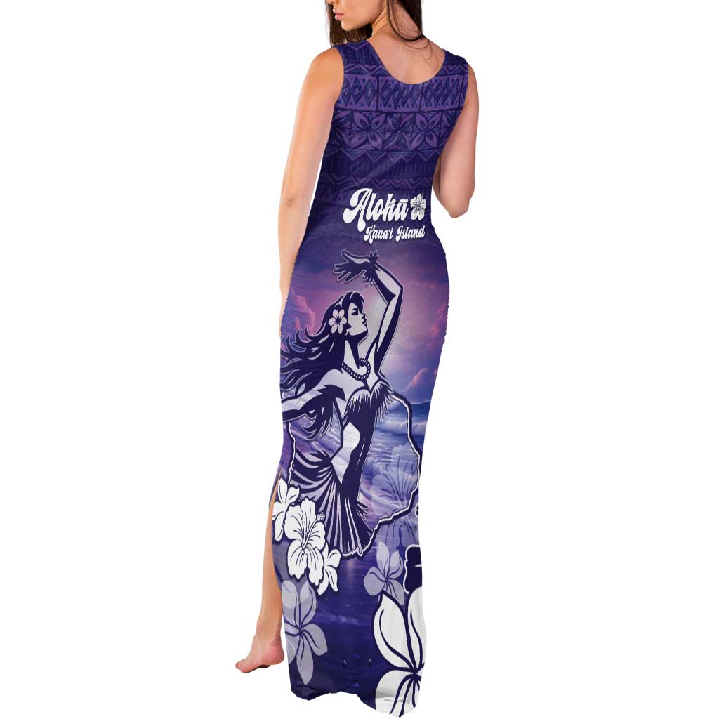Aloha Hawaii Kauai Island Tank Maxi Dress Hula Till You Drop