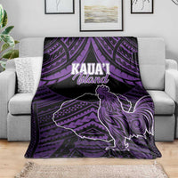 Hawaii Kauai Island Blanket Rooster Tribal Tattoo Simple Style