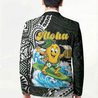 Aloha Hawaii Mango Surfing Blazer Polynesian Style