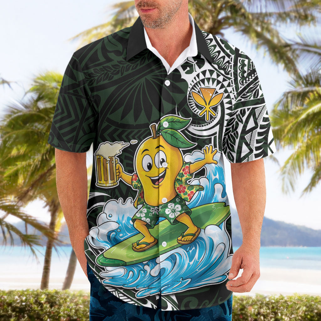 Aloha Hawaii Mango Surfing Hawaiian Shirt Polynesian Style