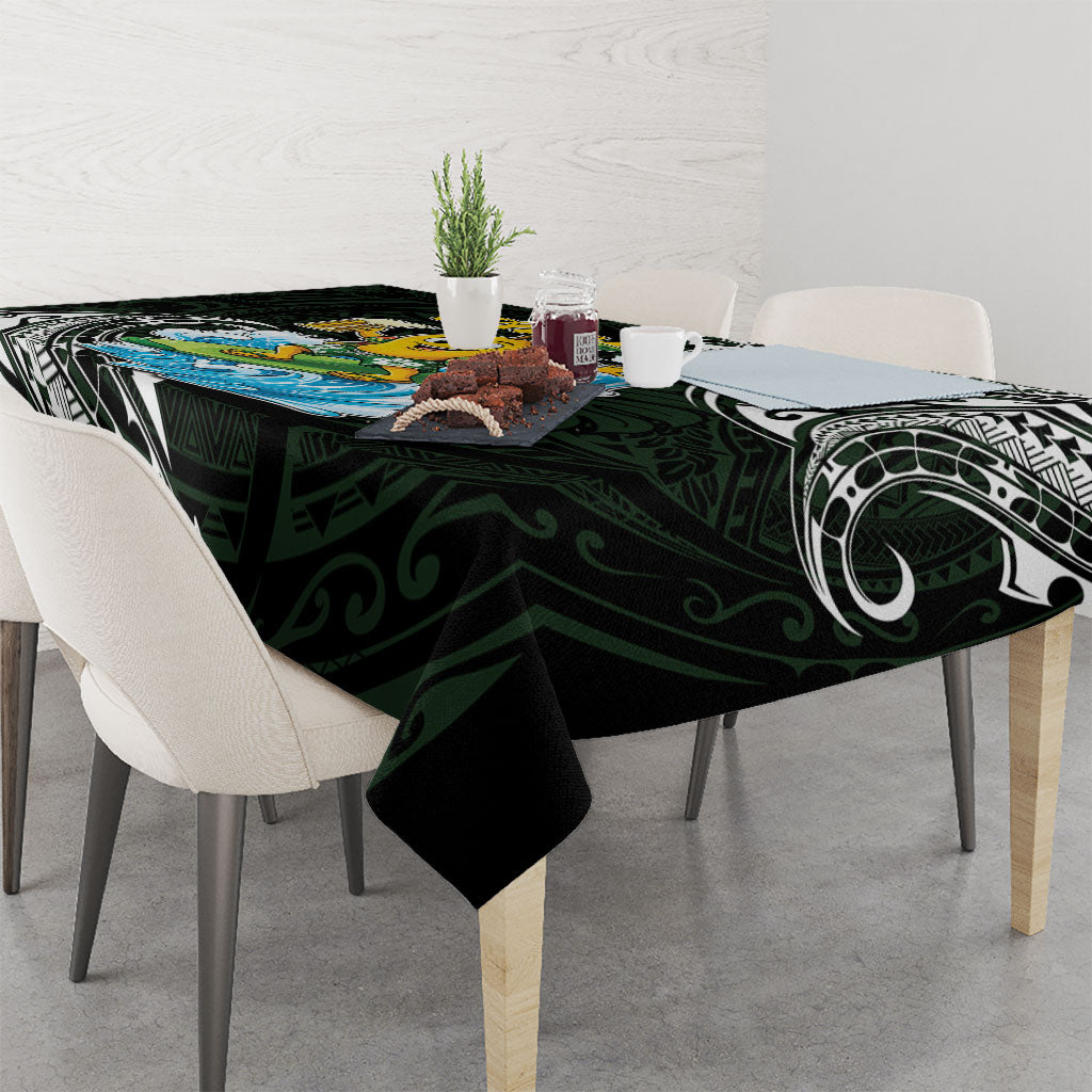 Aloha Hawaii Mango Surfing Tablecloth Polynesian Style