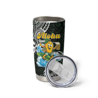 Aloha Hawaii Mango Surfing Tumbler Cup Polynesian Style