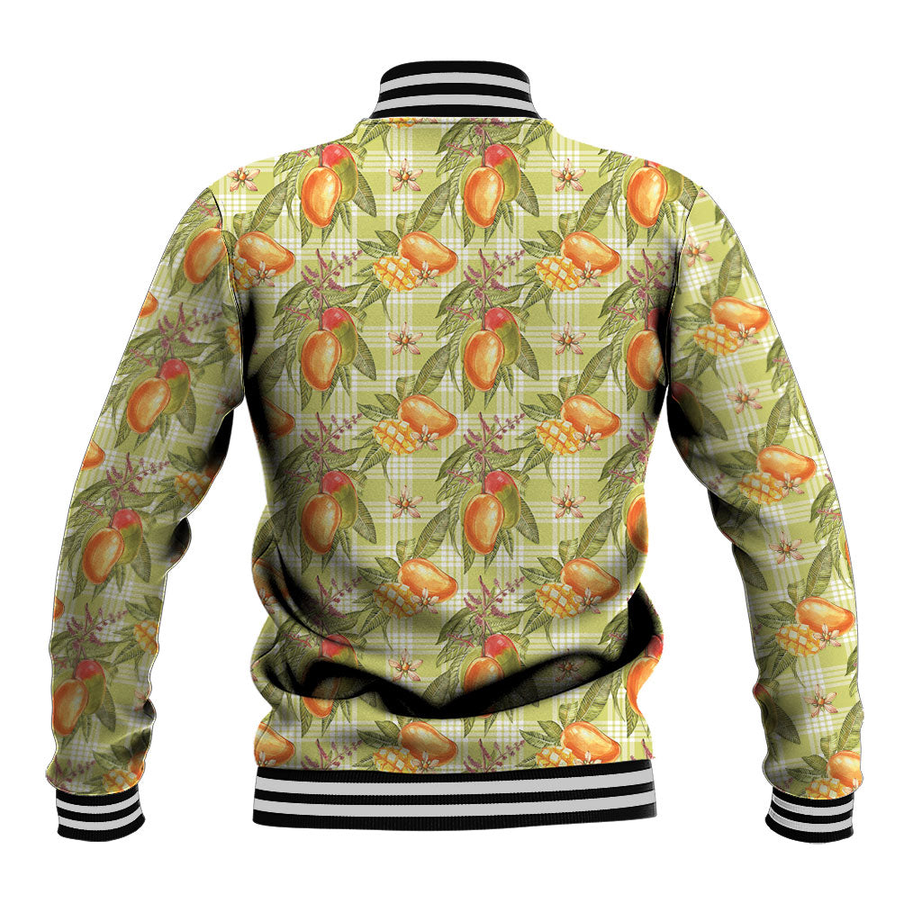 Vintage Hawaii Mango Baseball Jacket Yellow Green Hawaiian Palaka