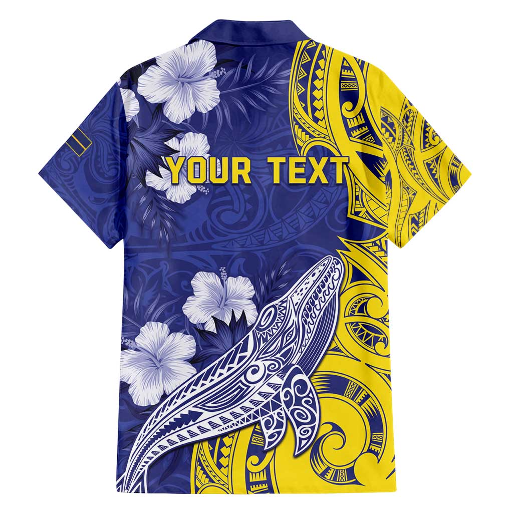 Personalised Nauru 92nd Anniversary Of Angam Family Matching Tank Maxi Dress and Hawaiian Shirt Polynesian Whale Pattern