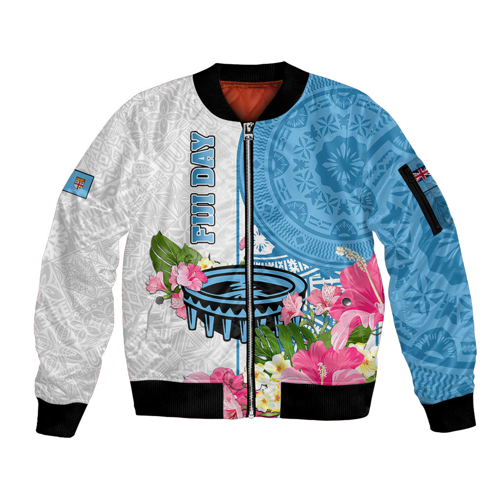 fiji-day-sleeve-zip-bomber-jacket-tanoa-hibiscus-fijian-tapa-masi-pattern