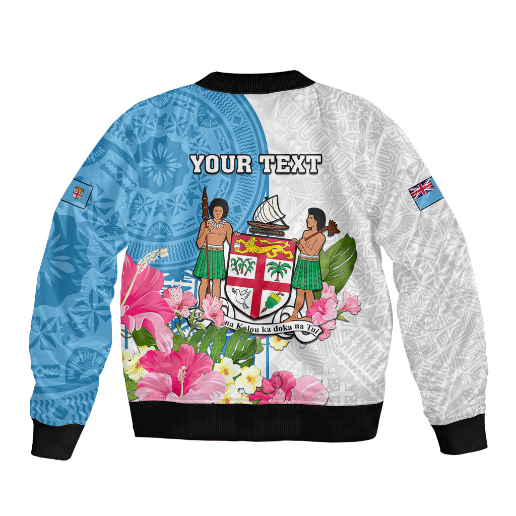 personalized-fiji-day-bomber-jacket-tanoa-hibiscus-fijian-tapa-masi-pattern