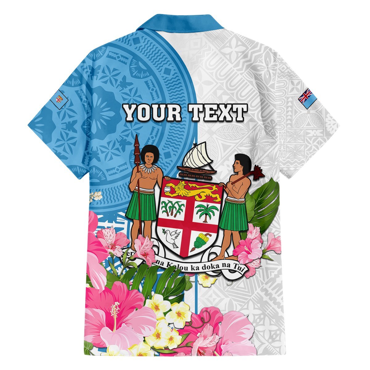 Personalized Fiji Day Hawaiian Shirt Tanoa Hibiscus Fijian Tapa Masi Pattern LT05 - Polynesian Pride