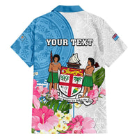 Personalized Fiji Day Hawaiian Shirt Tanoa Hibiscus Fijian Tapa Masi Pattern LT05 - Polynesian Pride