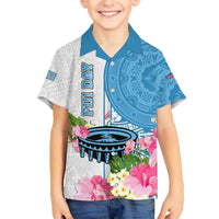 Personalized Fiji Day Hawaiian Shirt Tanoa Hibiscus Fijian Tapa Masi Pattern LT05 - Polynesian Pride
