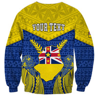 personalized-niue-constitution-day-sweatshirt-coat-of-arms-niuean-hiapo-pattern
