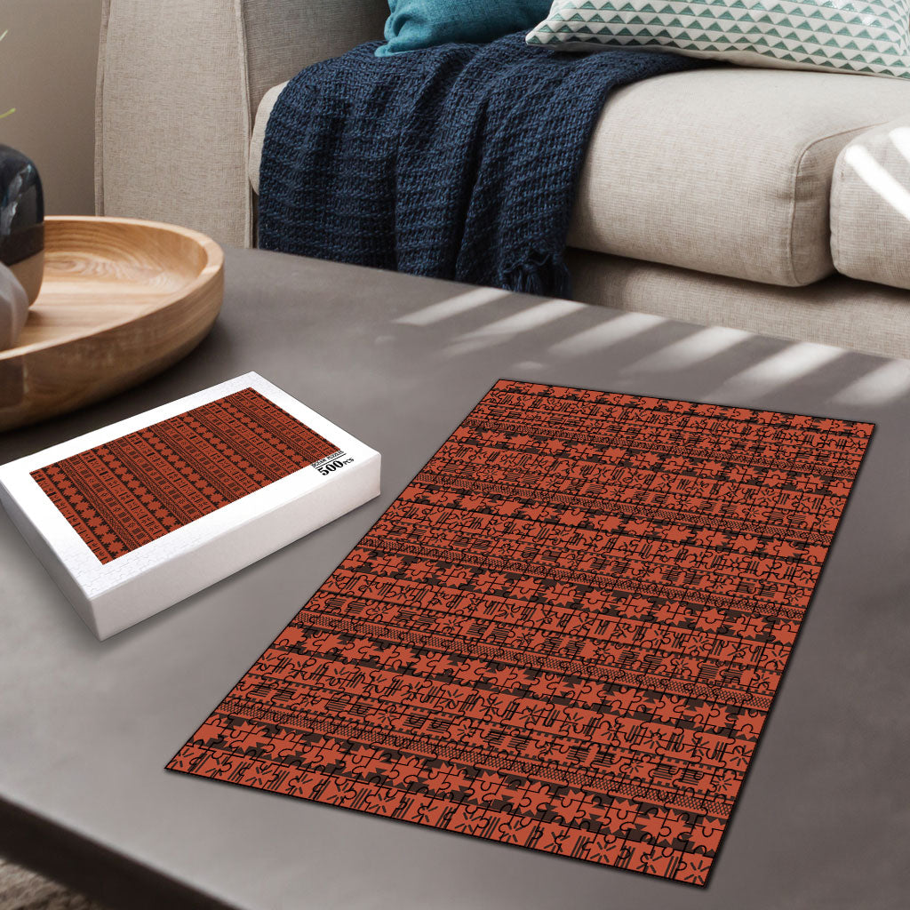 Polynesian Princess Inspired Tapa Pattern Puzzle LT05 - Polynesian Pride