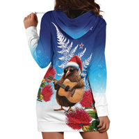 New Zealand Kiwi Christmas Hoodie Dress Xmas Vibe LT05 - Polynesian Pride