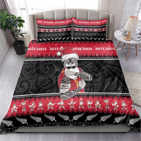 New Zealand Santa Tiki Christmas Bedding Set Meri Kirihimete LT05 - Polynesian Pride