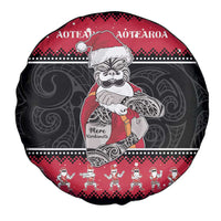 New Zealand Santa Tiki Christmas Spare Tire Cover Meri Kirihimete LT05 - Polynesian Pride