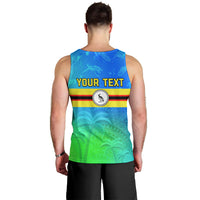 Personalised Solomon Islands Choiseul Province Day Men Tank Top Sea Turtle Tribal Pattern LT05 - Polynesian Pride