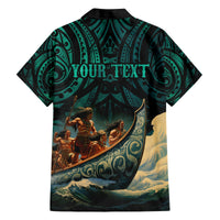 Personalised New Zealand Tamaki Herenga Waka Festival Family Matching Tank Maxi Dress and Hawaiian Shirt Maori Pattern LT05 - Polynesian Pride