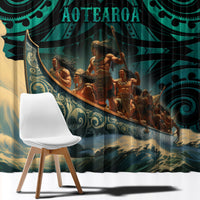 New Zealand Tamaki Herenga Waka Festival Window Curtain Maori Pattern LT05 - Polynesian Pride