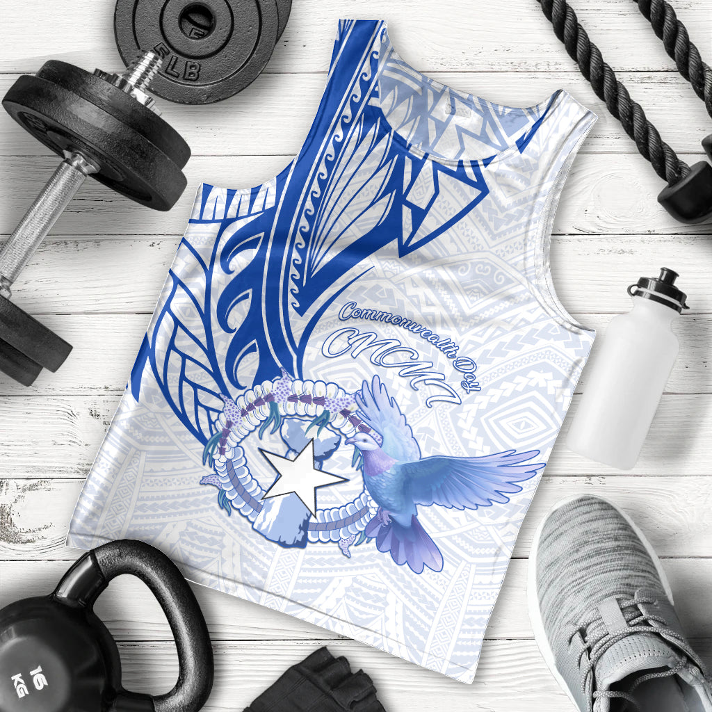 Personalised Northern Mariana Islands Commonwealth Day Men Tank Top Simple Style LT05 - Polynesian Pride