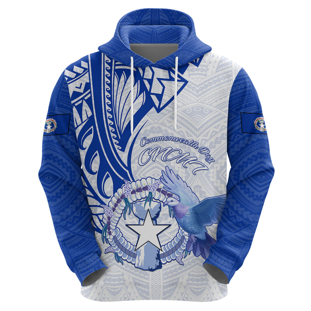 Personalised Northern Mariana Islands Commonwealth Day Zip Hoodie Simple Style LT05 - Polynesian Pride