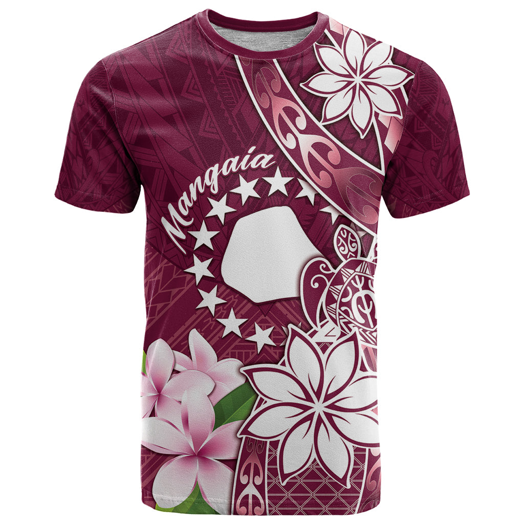 Personalised Cook Island Mangaia Gospel Day T Shirt Floral Tribal Pattern