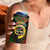 Vanuatu 45th Anniversary Independence Day 4 in 1 Can Cooler Tumbler Melanesian Warrior With Sand Drawing Pattern LT05