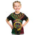 Vanuatu 45th Anniversary Independence Day Kid T Shirt Melanesian Warrior With Sand Drawing Pattern LT05