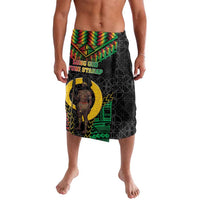 Vanuatu 45th Anniversary Independence Day Lavalava Melanesian Warrior With Sand Drawing Pattern LT05