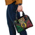 Vanuatu 45th Anniversary Independence Day Shoulder Handbag Melanesian Warrior With Sand Drawing Pattern LT05