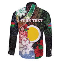 Personalised Vanuatu Shefa Day Family Matching Tank Maxi Dress and Hawaiian Shirt Floral Pattern LT05 - Polynesian Pride