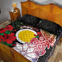 Vanuatu Shefa Day Quilt Bed Set Floral Pattern